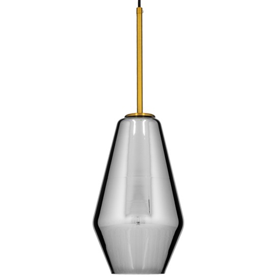 GLOBOSTAR® AMARIS 00874 Μοντέρνο Κρεμαστό Φωτιστικό Οροφής με Ντουί 1 x E27 AC 220-240V IP20 - Χρυσό & Μαύρο Φιμέ - Μ17 x Π17 x Υ30cm GLOBOSTAR® AMARIS 00874 Μοντέρνο Κρεμαστό Φωτιστικό Οροφής με Ντουί 1 x E27 AC 220-240V IP20 - Χρυσό & Μαύρο Φιμέ - Μ17 x Π17 x Υ30cm