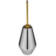 GLOBOSTAR® AMARIS 00874 Μοντέρνο Κρεμαστό Φωτιστικό Οροφής με Ντουί 1 x E27 AC 220-240V IP20 - Χρυσό & Μαύρο Φιμέ - Μ17 x Π17 x Υ30cm GLOBOSTAR® AMARIS 00874 Μοντέρνο Κρεμαστό Φωτιστικό Οροφής με Ντουί 1 x E27 AC 220-240V IP20 - Χρυσό & Μαύρο Φιμέ - Μ17 x Π17 x Υ30cm