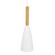 GLOBOSTAR® DILLON 00876 Μοντέρνο Κρεμαστό Φωτιστικό Οροφής με Ντουί 1 x E27 AC 220-240V IP20 - Λευκό & Μπεζ - Μ11 x Π11 x Υ36cm GLOBOSTAR® DILLON 00876 Μοντέρνο Κρεμαστό Φωτιστικό Οροφής με Ντουί 1 x E27 AC 220-240V IP20 - Λευκό & Μπεζ - Μ11 x Π11 x Υ36cm