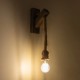 GLOBOSTAR® KENSI 00878 Boho Φωτιστικό Τοίχου - Απλίκα με Ντουί 1 x E27 AC 220-240V IP20 - Καφέ & Μπεζ - Μ7 x Π15 x Υ38cm GLOBOSTAR® KENSI 00878 Boho Φωτιστικό Τοίχου - Απλίκα με Ντουί 1 x E27 AC 220-240V IP20 - Καφέ & Μπεζ - Μ7 x Π15 x Υ38cm