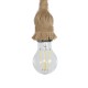 GLOBOSTAR® KENSI 00878 Boho Φωτιστικό Τοίχου - Απλίκα με Ντουί 1 x E27 AC 220-240V IP20 - Καφέ & Μπεζ - Μ7 x Π15 x Υ38cm GLOBOSTAR® KENSI 00878 Boho Φωτιστικό Τοίχου - Απλίκα με Ντουί 1 x E27 AC 220-240V IP20 - Καφέ & Μπεζ - Μ7 x Π15 x Υ38cm