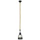 GLOBOSTAR® MASON 00881 Vintage Κρεμαστό Φωτιστικό Οροφής με Ντουί 1 x E27 AC 220-240V IP20 - Μαύρο & Μπεζ - Μ15 x Π15 x Υ24cm
