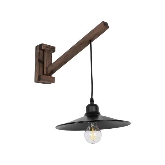 GLOBOSTAR® JONAS 00882 Vintage Φωτιστικό Τοίχου - Απλίκα με Ντουί 1 x E27 AC 220-240V IP20 - Καφέ & Μαύρο - Μ26 x Π50 x Υ50cm GLOBOSTAR® JONAS 00882 Vintage Φωτιστικό Τοίχου - Απλίκα με Ντουί 1 x E27 AC 220-240V IP20 - Καφέ & Μαύρο - Μ26 x Π50 x Υ50cm