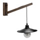 GLOBOSTAR® JONAS 00882 Vintage Φωτιστικό Τοίχου - Απλίκα με Ντουί 1 x E27 AC 220-240V IP20 - Καφέ & Μαύρο - Μ26 x Π50 x Υ50cm GLOBOSTAR® JONAS 00882 Vintage Φωτιστικό Τοίχου - Απλίκα με Ντουί 1 x E27 AC 220-240V IP20 - Καφέ & Μαύρο - Μ26 x Π50 x Υ50cm