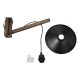 GLOBOSTAR® JONAS 00882 Vintage Φωτιστικό Τοίχου - Απλίκα με Ντουί 1 x E27 AC 220-240V IP20 - Καφέ & Μαύρο - Μ26 x Π50 x Υ50cm GLOBOSTAR® JONAS 00882 Vintage Φωτιστικό Τοίχου - Απλίκα με Ντουί 1 x E27 AC 220-240V IP20 - Καφέ & Μαύρο - Μ26 x Π50 x Υ50cm