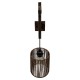 GLOBOSTAR® CASTI 00887 Boho Φωτιστικό Τοίχου - Απλίκα με Ντουί 1 x E27 AC 220-240V IP20 - Καφέ - Μ18 x Π30 x Υ75cm