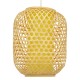 GLOBOSTAR® MAURITIUS 00899 Boho Κρεμαστό Φωτιστικό Οροφής με Ντουί 1 x E27 AC 220-240V IP20 - Μπεζ - Μ30 x Π30 x Υ40cm