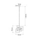GLOBOSTAR® LOOP 00904 Μοντέρνο Κρεμαστό Φωτιστικό Οροφής με Ντουί 4 x E27 AC 220-240V IP20 - Μαύρο - Μ52 x Π52 x Υ45cm GLOBOSTAR® LOOP 00904 Μοντέρνο Κρεμαστό Φωτιστικό Οροφής με Ντουί 4 x E27 AC 220-240V IP20 - Μαύρο - Μ52 x Π52 x Υ45cm