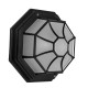 GLOBOSTAR® RUBY 00912 Vintage Φωτιστικό Οροφής με Ντουί 1 x E27 AC 220-240V IP20 - Μαύρο & Λευκό - Μ27 x Π27 x Υ12cm GLOBOSTAR® RUBY 00912 Vintage Φωτιστικό Οροφής με Ντουί 1 x E27 AC 220-240V IP20 - Μαύρο & Λευκό - Μ27 x Π27 x Υ12cm