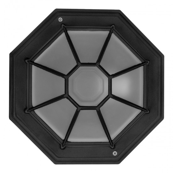 GLOBOSTAR® RUBY 00912 Vintage Φωτιστικό Οροφής με Ντουί 1 x E27 AC 220-240V IP20 - Μαύρο & Λευκό - Μ27 x Π27 x Υ12cm GLOBOSTAR® RUBY 00912 Vintage Φωτιστικό Οροφής με Ντουί 1 x E27 AC 220-240V IP20 - Μαύρο & Λευκό - Μ27 x Π27 x Υ12cm