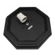 GLOBOSTAR® RUBY 00912 Vintage Φωτιστικό Οροφής με Ντουί 1 x E27 AC 220-240V IP20 - Μαύρο & Λευκό - Μ27 x Π27 x Υ12cm GLOBOSTAR® RUBY 00912 Vintage Φωτιστικό Οροφής με Ντουί 1 x E27 AC 220-240V IP20 - Μαύρο & Λευκό - Μ27 x Π27 x Υ12cm