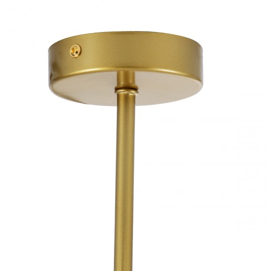 GLOBOSTAR® DRIZZLE 00921 Μοντέρνο Φωτιστικό Οροφής με Ντουί 1 x E27 AC 220-240V IP20 - Λευκό & Χρυσό - Μ15 x Π15 x Υ100cm GLOBOSTAR® DRIZZLE 00921 Μοντέρνο Φωτιστικό Οροφής με Ντουί 1 x E27 AC 220-240V IP20 - Λευκό & Χρυσό - Μ15 x Π15 x Υ100cm