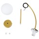 GLOBOSTAR® DRIZZLE 00921 Μοντέρνο Φωτιστικό Οροφής με Ντουί 1 x E27 AC 220-240V IP20 - Λευκό & Χρυσό - Μ15 x Π15 x Υ100cm GLOBOSTAR® DRIZZLE 00921 Μοντέρνο Φωτιστικό Οροφής με Ντουί 1 x E27 AC 220-240V IP20 - Λευκό & Χρυσό - Μ15 x Π15 x Υ100cm