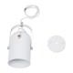 GLOBOSTAR® HAZEL 00924 Μοντέρνο Κρεμαστό Φωτιστικό Οροφής με Ντουί 1 x E27 AC 220-240V IP20 - Λευκό & Χρυσό - Μ12 x Π12 x Υ27cm GLOBOSTAR® HAZEL 00924 Μοντέρνο Κρεμαστό Φωτιστικό Οροφής με Ντουί 1 x E27 AC 220-240V IP20 - Λευκό & Χρυσό - Μ12 x Π12 x Υ27cm