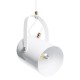 GLOBOSTAR® HAZEL 00924 Μοντέρνο Κρεμαστό Φωτιστικό Οροφής με Ντουί 1 x E27 AC 220-240V IP20 - Λευκό & Χρυσό - Μ12 x Π12 x Υ27cm GLOBOSTAR® HAZEL 00924 Μοντέρνο Κρεμαστό Φωτιστικό Οροφής με Ντουί 1 x E27 AC 220-240V IP20 - Λευκό & Χρυσό - Μ12 x Π12 x Υ27cm