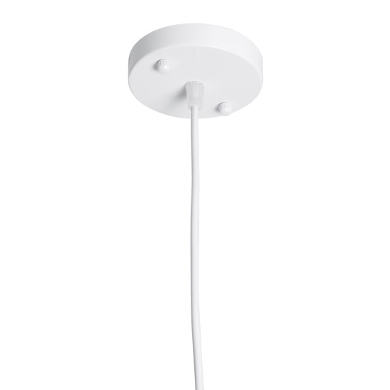 GLOBOSTAR® HAZEL 00924 Μοντέρνο Κρεμαστό Φωτιστικό Οροφής με Ντουί 1 x E27 AC 220-240V IP20 - Λευκό & Χρυσό - Μ12 x Π12 x Υ27cm GLOBOSTAR® HAZEL 00924 Μοντέρνο Κρεμαστό Φωτιστικό Οροφής με Ντουί 1 x E27 AC 220-240V IP20 - Λευκό & Χρυσό - Μ12 x Π12 x Υ27cm