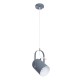 GLOBOSTAR® HAZEL 00925 Μοντέρνο Κρεμαστό Φωτιστικό Οροφής με Ντουί 1 x E27 AC 220-240V IP20 - Γκρι & Χρυσό - Μ12 x Π12 x Υ27cm GLOBOSTAR® HAZEL 00925 Μοντέρνο Κρεμαστό Φωτιστικό Οροφής με Ντουί 1 x E27 AC 220-240V IP20 - Γκρι & Χρυσό - Μ12 x Π12 x Υ27cm