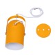 GLOBOSTAR® HAZEL 00926 Μοντέρνο Κρεμαστό Φωτιστικό Οροφής με Ντουί 1 x E27 AC 220-240V IP20 - Πορτοκαλί & Χρυσό - Μ12 x Π12 x Υ27cm GLOBOSTAR® HAZEL 00926 Μοντέρνο Κρεμαστό Φωτιστικό Οροφής με Ντουί 1 x E27 AC 220-240V IP20 - Πορτοκαλί & Χρυσό - Μ12 x Π12 x Υ27cm