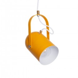 GLOBOSTAR® HAZEL 00926 Μοντέρνο Κρεμαστό Φωτιστικό Οροφής με Ντουί 1 x E27 AC 220-240V IP20 - Πορτοκαλί & Χρυσό - Μ12 x Π12 x Υ27cm GLOBOSTAR® HAZEL 00926 Μοντέρνο Κρεμαστό Φωτιστικό Οροφής με Ντουί 1 x E27 AC 220-240V IP20 - Πορτοκαλί & Χρυσό - Μ12 x Π12 x Υ27cm