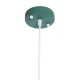 GLOBOSTAR® HAZEL 00928 Μοντέρνο Κρεμαστό Φωτιστικό Οροφής με Ντουί 1 x E27 AC 220-240V IP20 - Πράσινο & Χρυσό - Μ12 x Π12 x Υ27cm