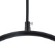 GLOBOSTAR® MADRID 00931 Μοντέρνο Κρεμαστό Φωτιστικό Οροφής με Ντουί 1 x E27 AC 220-240V IP20 - Μαύρο & Λευκό - Μ30 x Π20 x Υ30cm