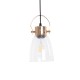 GLOBOSTAR® JAVER 00934 Vintage Κρεμαστό Φωτιστικό Οροφής με Ντουί 1 x E27 AC 220-240V IP20 - Διάφανο & Ροζ Χρυσό - Μ14.5 x Π14.5 x Υ28cm GLOBOSTAR® JAVER 00934 Vintage Κρεμαστό Φωτιστικό Οροφής με Ντουί 1 x E27 AC 220-240V IP20 - Διάφανο & Ροζ Χρυσό - Μ14.5 x Π14.5 x Υ28cm