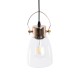 GLOBOSTAR® JAVER 00934 Vintage Κρεμαστό Φωτιστικό Οροφής με Ντουί 1 x E27 AC 220-240V IP20 - Διάφανο & Ροζ Χρυσό - Μ14.5 x Π14.5 x Υ28cm GLOBOSTAR® JAVER 00934 Vintage Κρεμαστό Φωτιστικό Οροφής με Ντουί 1 x E27 AC 220-240V IP20 - Διάφανο & Ροζ Χρυσό - Μ14.5 x Π14.5 x Υ28cm
