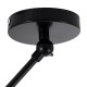 GLOBOSTAR® LOTUS 00937 Μοντέρνο Φωτιστικό Οροφής με Ντουί 1 x E27 AC 220-240V IP20 - Γκρι & Μαύρο - Μ30 x Π30 x Υ21cm GLOBOSTAR® LOTUS 00937 Μοντέρνο Φωτιστικό Οροφής με Ντουί 1 x E27 AC 220-240V IP20 - Γκρι & Μαύρο - Μ30 x Π30 x Υ21cm