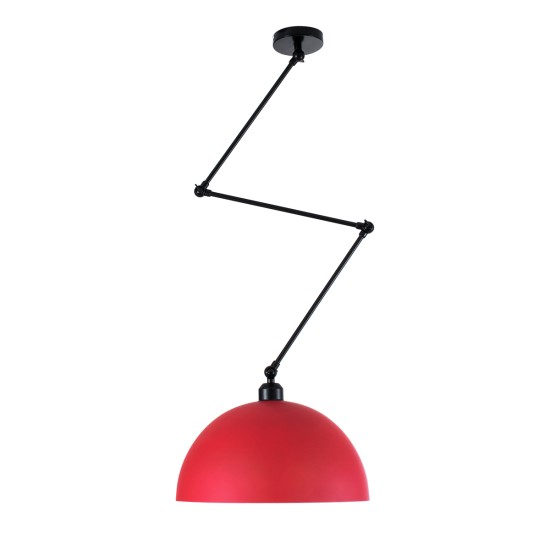 GLOBOSTAR® LOTUS 00938 Μοντέρνο Φωτιστικό Οροφής με Ντουί 1 x E27 AC 220-240V IP20 - Κόκκινο & Μαύρο - Μ30 x Π30 x Υ21cm GLOBOSTAR® LOTUS 00938 Μοντέρνο Φωτιστικό Οροφής με Ντουί 1 x E27 AC 220-240V IP20 - Κόκκινο & Μαύρο - Μ30 x Π30 x Υ21cm