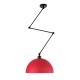 GLOBOSTAR® LOTUS 00938 Μοντέρνο Φωτιστικό Οροφής με Ντουί 1 x E27 AC 220-240V IP20 - Κόκκινο & Μαύρο - Μ30 x Π30 x Υ21cm GLOBOSTAR® LOTUS 00938 Μοντέρνο Φωτιστικό Οροφής με Ντουί 1 x E27 AC 220-240V IP20 - Κόκκινο & Μαύρο - Μ30 x Π30 x Υ21cm