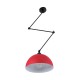 GLOBOSTAR® LOTUS 00938 Μοντέρνο Φωτιστικό Οροφής με Ντουί 1 x E27 AC 220-240V IP20 - Κόκκινο & Μαύρο - Μ30 x Π30 x Υ21cm GLOBOSTAR® LOTUS 00938 Μοντέρνο Φωτιστικό Οροφής με Ντουί 1 x E27 AC 220-240V IP20 - Κόκκινο & Μαύρο - Μ30 x Π30 x Υ21cm