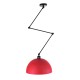 GLOBOSTAR® LOTUS 00938 Μοντέρνο Φωτιστικό Οροφής με Ντουί 1 x E27 AC 220-240V IP20 - Κόκκινο & Μαύρο - Μ30 x Π30 x Υ21cm GLOBOSTAR® LOTUS 00938 Μοντέρνο Φωτιστικό Οροφής με Ντουί 1 x E27 AC 220-240V IP20 - Κόκκινο & Μαύρο - Μ30 x Π30 x Υ21cm