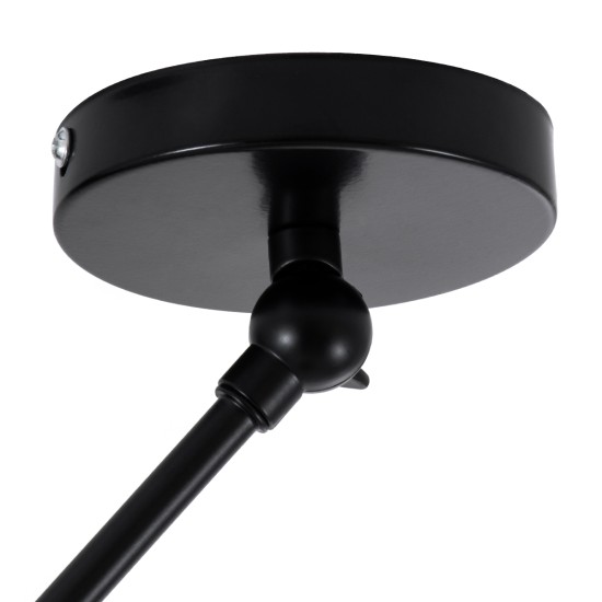 GLOBOSTAR® LOTUS 00938 Μοντέρνο Φωτιστικό Οροφής με Ντουί 1 x E27 AC 220-240V IP20 - Κόκκινο & Μαύρο - Μ30 x Π30 x Υ21cm GLOBOSTAR® LOTUS 00938 Μοντέρνο Φωτιστικό Οροφής με Ντουί 1 x E27 AC 220-240V IP20 - Κόκκινο & Μαύρο - Μ30 x Π30 x Υ21cm