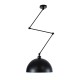 GLOBOSTAR® LOTUS 00939 Μοντέρνο Φωτιστικό Οροφής με Ντουί 1 x E27 AC 220-240V IP20 - Μαύρο - Μ30 x Π30 x Υ21cm GLOBOSTAR® LOTUS 00939 Μοντέρνο Φωτιστικό Οροφής με Ντουί 1 x E27 AC 220-240V IP20 - Μαύρο - Μ30 x Π30 x Υ21cm