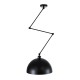 GLOBOSTAR® LOTUS 00939 Μοντέρνο Φωτιστικό Οροφής με Ντουί 1 x E27 AC 220-240V IP20 - Μαύρο - Μ30 x Π30 x Υ21cm GLOBOSTAR® LOTUS 00939 Μοντέρνο Φωτιστικό Οροφής με Ντουί 1 x E27 AC 220-240V IP20 - Μαύρο - Μ30 x Π30 x Υ21cm