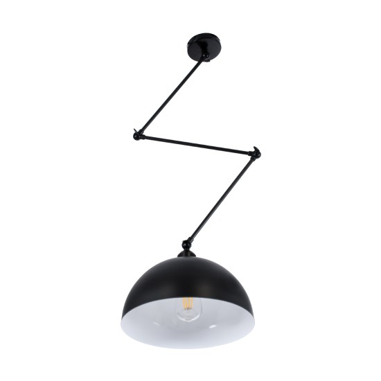 GLOBOSTAR® LOTUS 00939 Μοντέρνο Φωτιστικό Οροφής με Ντουί 1 x E27 AC 220-240V IP20 - Μαύρο - Μ30 x Π30 x Υ21cm GLOBOSTAR® LOTUS 00939 Μοντέρνο Φωτιστικό Οροφής με Ντουί 1 x E27 AC 220-240V IP20 - Μαύρο - Μ30 x Π30 x Υ21cm