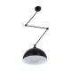 GLOBOSTAR® LOTUS 00939 Μοντέρνο Φωτιστικό Οροφής με Ντουί 1 x E27 AC 220-240V IP20 - Μαύρο - Μ30 x Π30 x Υ21cm GLOBOSTAR® LOTUS 00939 Μοντέρνο Φωτιστικό Οροφής με Ντουί 1 x E27 AC 220-240V IP20 - Μαύρο - Μ30 x Π30 x Υ21cm