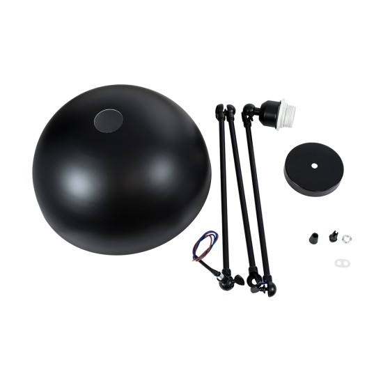 GLOBOSTAR® LOTUS 00939 Μοντέρνο Φωτιστικό Οροφής με Ντουί 1 x E27 AC 220-240V IP20 - Μαύρο - Μ30 x Π30 x Υ21cm GLOBOSTAR® LOTUS 00939 Μοντέρνο Φωτιστικό Οροφής με Ντουί 1 x E27 AC 220-240V IP20 - Μαύρο - Μ30 x Π30 x Υ21cm