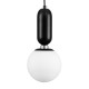 GLOBOSTAR® MAVERICK 00945 Μοντέρνο Κρεμαστό Φωτιστικό Οροφής με Ντουί 1 x E27 AC 220-240V IP20 - Μαύρο & Λευκό - Μ15 x Π15 x Υ33cm GLOBOSTAR® MAVERICK 00945 Μοντέρνο Κρεμαστό Φωτιστικό Οροφής με Ντουί 1 x E27 AC 220-240V IP20 - Μαύρο & Λευκό - Μ15 x Π15 x Υ33cm