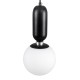 GLOBOSTAR® MAVERICK 00945 Μοντέρνο Κρεμαστό Φωτιστικό Οροφής με Ντουί 1 x E27 AC 220-240V IP20 - Μαύρο & Λευκό - Μ15 x Π15 x Υ33cm GLOBOSTAR® MAVERICK 00945 Μοντέρνο Κρεμαστό Φωτιστικό Οροφής με Ντουί 1 x E27 AC 220-240V IP20 - Μαύρο & Λευκό - Μ15 x Π15 x Υ33cm
