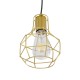 GLOBOSTAR® CAGE 00950 Vintage Κρεμαστό Φωτιστικό Οροφής με Ντουί 1 x E27 AC 220-240V IP20 - Χρυσό - Μ15 x Π15 x Y21cm GLOBOSTAR® CAGE 00950 Vintage Κρεμαστό Φωτιστικό Οροφής με Ντουί 1 x E27 AC 220-240V IP20 - Χρυσό - Μ15 x Π15 x Y21cm