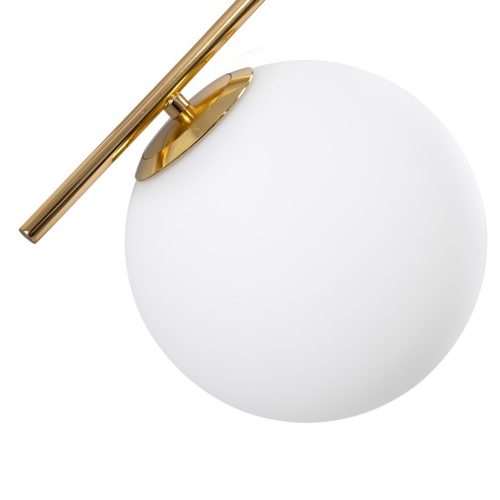 GLOBOSTAR® MONROE 00953 Μοντέρνο Κρεμαστό Φωτιστικό Οροφής με Ντουί 3 x E27 AC 220-240V IP20 - Χρυσό & Λευκό - Μ60 x Π60 x Υ50cm GLOBOSTAR® MONROE 00953 Μοντέρνο Κρεμαστό Φωτιστικό Οροφής με Ντουί 3 x E27 AC 220-240V IP20 - Χρυσό & Λευκό - Μ60 x Π60 x Υ50cm