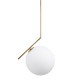 GLOBOSTAR® MONROE 00956 Μοντέρνο Κρεμαστό Φωτιστικό Οροφής με Ντουί 1 x E27 AC 220-240V IP20 - Χρυσό & Λευκό - Μ30 x Π30 x Υ75cm GLOBOSTAR® MONROE 00956 Μοντέρνο Κρεμαστό Φωτιστικό Οροφής με Ντουί 1 x E27 AC 220-240V IP20 - Χρυσό & Λευκό - Μ30 x Π30 x Υ75cm