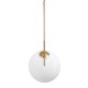GLOBOSTAR® MONROE 00956 Μοντέρνο Κρεμαστό Φωτιστικό Οροφής με Ντουί 1 x E27 AC 220-240V IP20 - Χρυσό & Λευκό - Μ30 x Π30 x Υ75cm GLOBOSTAR® MONROE 00956 Μοντέρνο Κρεμαστό Φωτιστικό Οροφής με Ντουί 1 x E27 AC 220-240V IP20 - Χρυσό & Λευκό - Μ30 x Π30 x Υ75cm