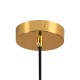GLOBOSTAR® MONROE 00956 Μοντέρνο Κρεμαστό Φωτιστικό Οροφής με Ντουί 1 x E27 AC 220-240V IP20 - Χρυσό & Λευκό - Μ30 x Π30 x Υ75cm GLOBOSTAR® MONROE 00956 Μοντέρνο Κρεμαστό Φωτιστικό Οροφής με Ντουί 1 x E27 AC 220-240V IP20 - Χρυσό & Λευκό - Μ30 x Π30 x Υ75cm