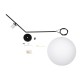 GLOBOSTAR® MONROE 00957 Μοντέρνο Κρεμαστό Φωτιστικό Οροφής με Ντουί 1 x E27 AC 220-240V IP20 - Μαύρο & Λευκό - Μ30 x Π30 x Υ75cm GLOBOSTAR® MONROE 00957 Μοντέρνο Κρεμαστό Φωτιστικό Οροφής με Ντουί 1 x E27 AC 220-240V IP20 - Μαύρο & Λευκό - Μ30 x Π30 x Υ75cm