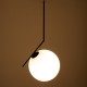 GLOBOSTAR® MONROE 00957 Μοντέρνο Κρεμαστό Φωτιστικό Οροφής με Ντουί 1 x E27 AC 220-240V IP20 - Μαύρο & Λευκό - Μ30 x Π30 x Υ75cm GLOBOSTAR® MONROE 00957 Μοντέρνο Κρεμαστό Φωτιστικό Οροφής με Ντουί 1 x E27 AC 220-240V IP20 - Μαύρο & Λευκό - Μ30 x Π30 x Υ75cm