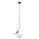 GLOBOSTAR® MONROE 00957 Μοντέρνο Κρεμαστό Φωτιστικό Οροφής με Ντουί 1 x E27 AC 220-240V IP20 - Μαύρο & Λευκό - Μ30 x Π30 x Υ75cm GLOBOSTAR® MONROE 00957 Μοντέρνο Κρεμαστό Φωτιστικό Οροφής με Ντουί 1 x E27 AC 220-240V IP20 - Μαύρο & Λευκό - Μ30 x Π30 x Υ75cm