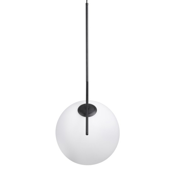 GLOBOSTAR® MONROE 00957 Μοντέρνο Κρεμαστό Φωτιστικό Οροφής με Ντουί 1 x E27 AC 220-240V IP20 - Μαύρο & Λευκό - Μ30 x Π30 x Υ75cm GLOBOSTAR® MONROE 00957 Μοντέρνο Κρεμαστό Φωτιστικό Οροφής με Ντουί 1 x E27 AC 220-240V IP20 - Μαύρο & Λευκό - Μ30 x Π30 x Υ75cm