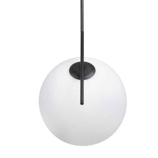 GLOBOSTAR® MONROE 00957 Μοντέρνο Κρεμαστό Φωτιστικό Οροφής με Ντουί 1 x E27 AC 220-240V IP20 - Μαύρο & Λευκό - Μ30 x Π30 x Υ75cm GLOBOSTAR® MONROE 00957 Μοντέρνο Κρεμαστό Φωτιστικό Οροφής με Ντουί 1 x E27 AC 220-240V IP20 - Μαύρο & Λευκό - Μ30 x Π30 x Υ75cm